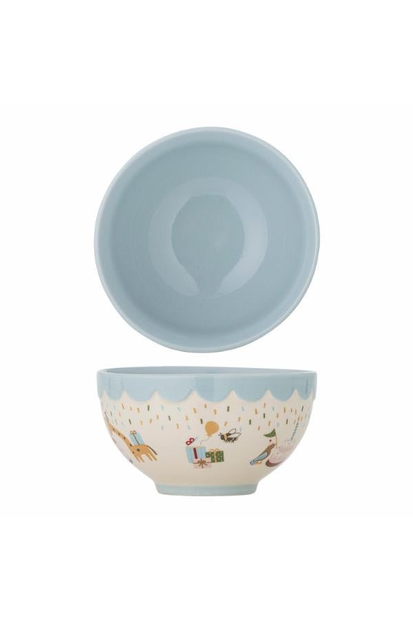 Miska Eirvik – Modrá, vyrobená z kameniny