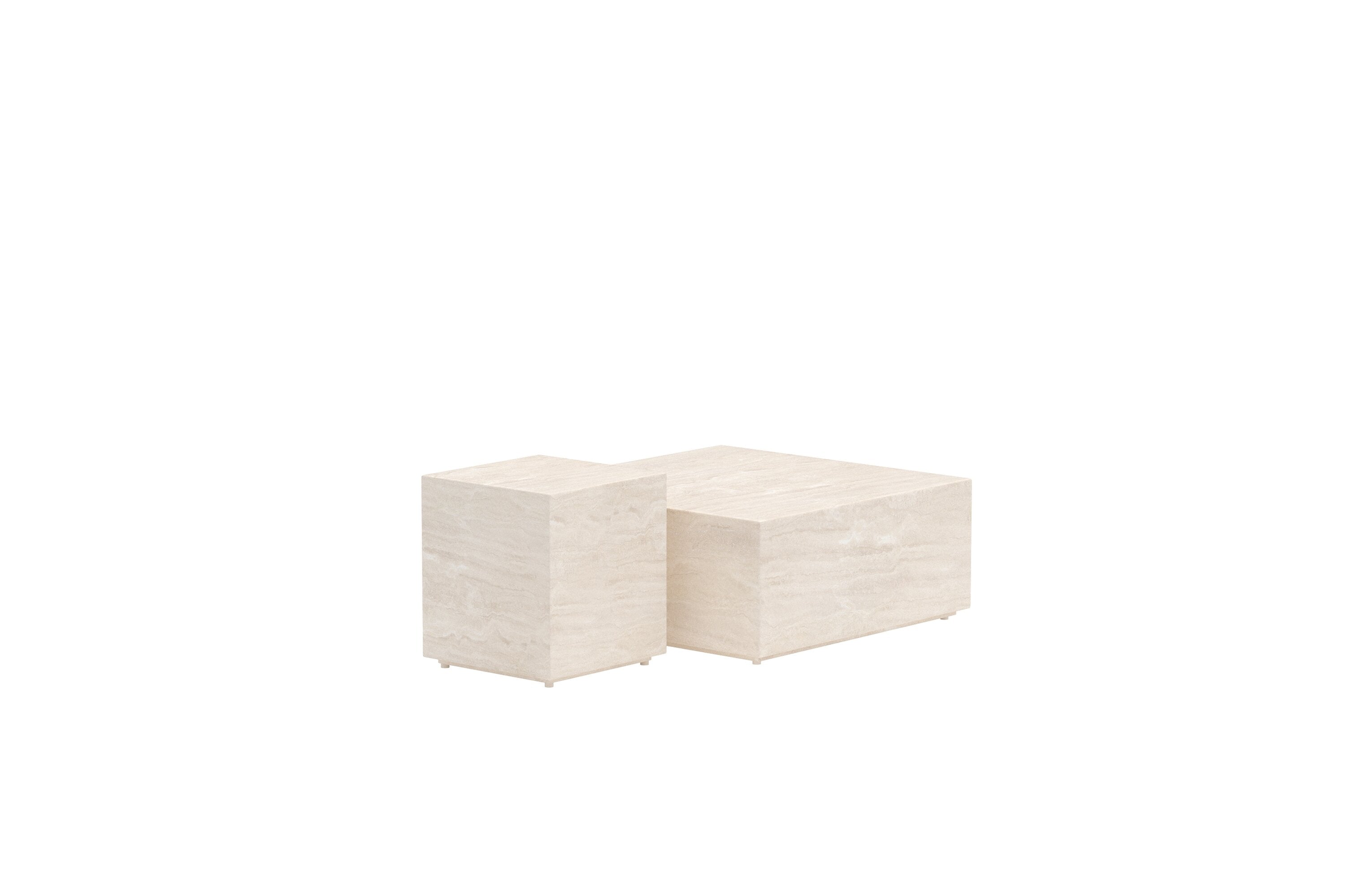 Záhradný stôl set Zenvia - v béžovej farbe z hliníka a polypropylénu