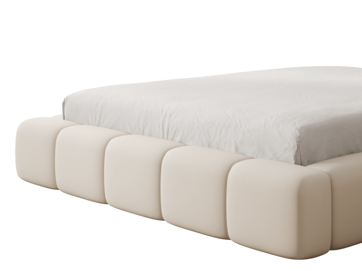 Vlastná čalúnená posteľ: Čelo postele