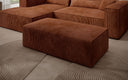 Beistellhocker Vasto in Cord – Orange