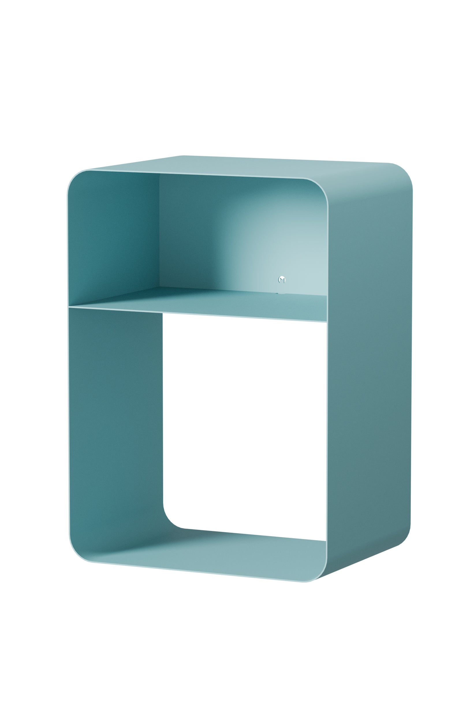 Nočný stolík Damio – minimalistický dizajn z práškovo lakovaného kovu