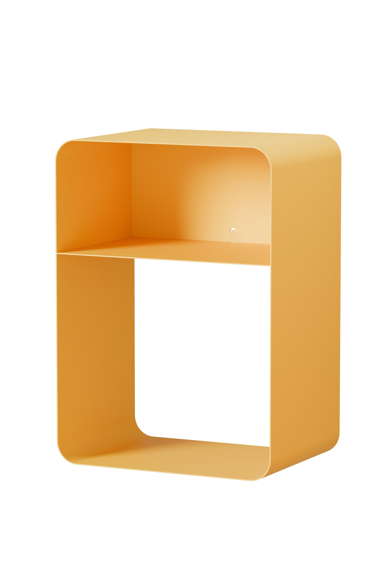 Nočný stolík Damio – minimalistický dizajn z práškovo lakovaného kovu