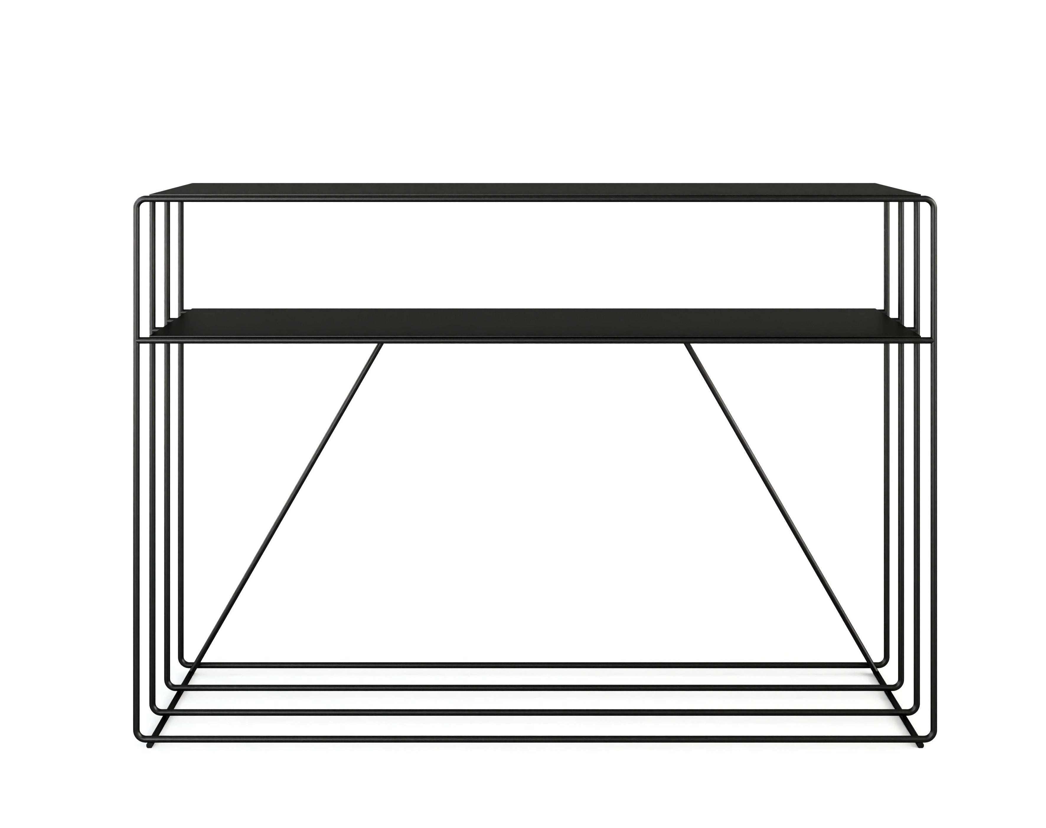 Komoda Ria – kovový dizajn s dvoma policami