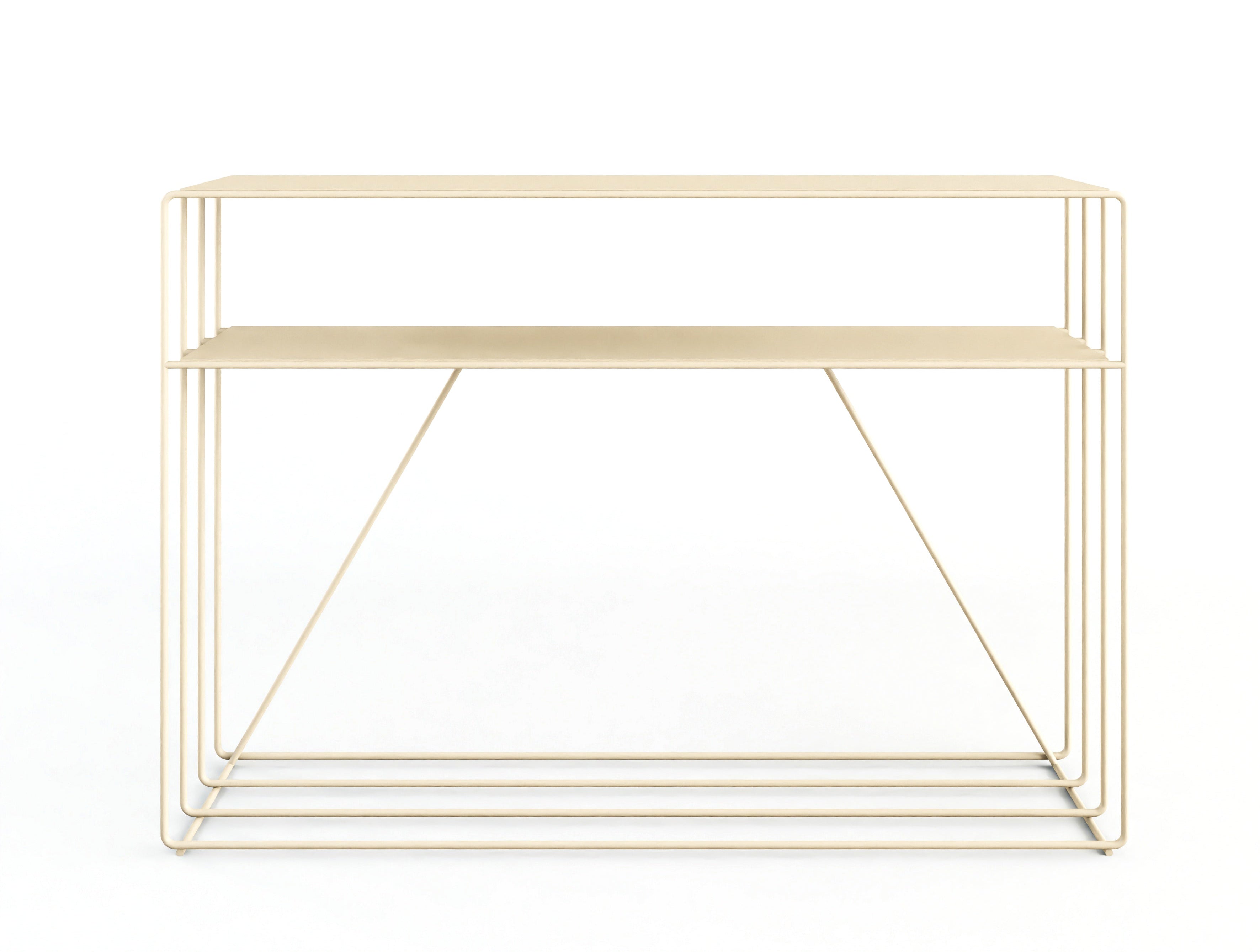 Komoda Ria – kovový dizajn s dvoma policami