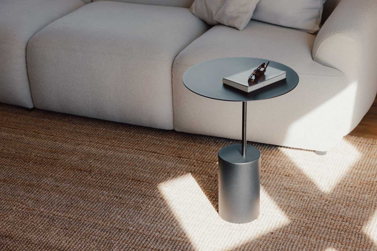 Couchtisch/Beistelltisch Ciro – Edelstahl-Design für Indoor & Outdoor