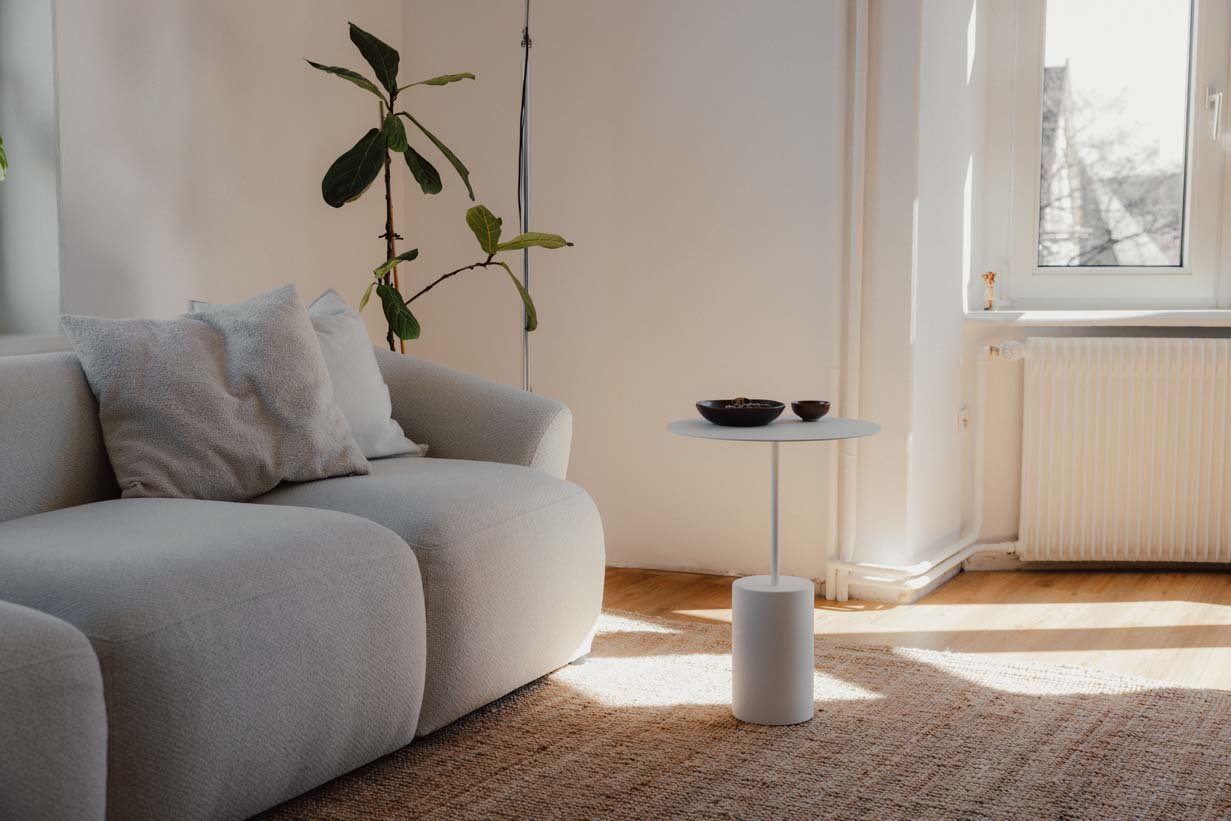 Couchtisch/Beistelltisch Ciro – Edelstahl-Design für Indoor & Outdoor