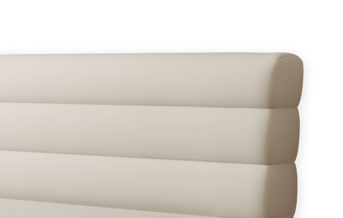 Vlastná čalúnená posteľ: Čelo postele