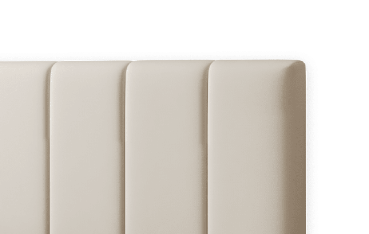 Vlastná čalúnená posteľ: Čelo postele