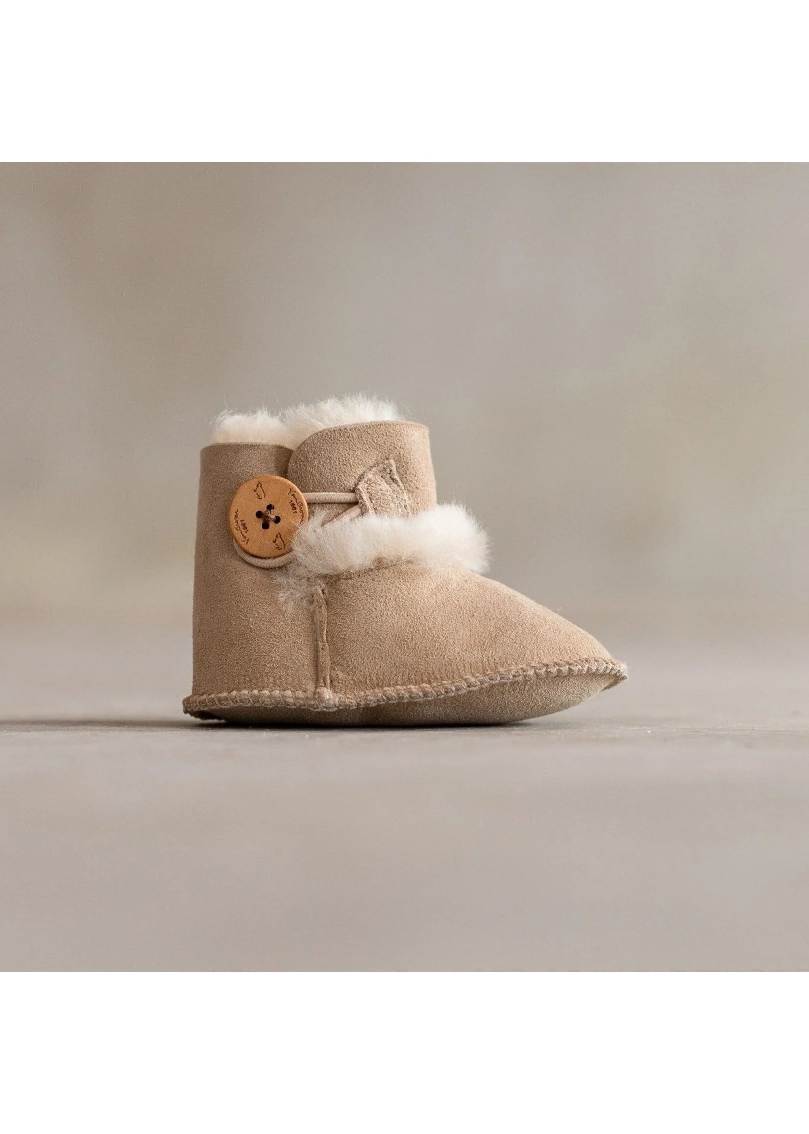 Detské papuče z ovčej vlny Noa – pravá ovčia vlna v Pieskovej, Sivej, Ružovej a Bielej