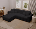 Designer Ecksofa Loft in Samt