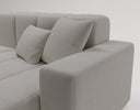 Designer Ecksofa Loft in Samt
