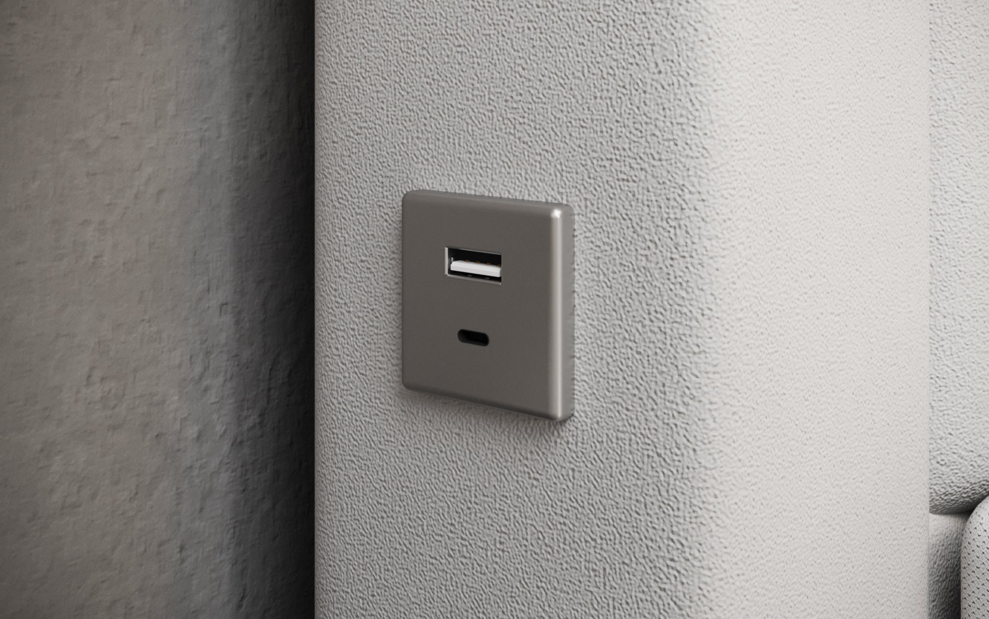 Boxspringová posteľ Troja s RGB, USB a úložným priestorom
