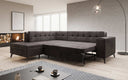 Designer Ecksofa Lania mit Schlaffunktion