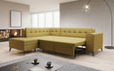Designer Ecksofa Lania mit Schlaffunktion