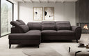 Designer Ecksofa Nobile mit verstellbarer Rückenlehne