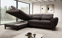 Designer Ecksofa Nobile mit verstellbarer Rückenlehne