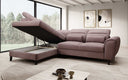 Designer Ecksofa Nobile mit verstellbarer Rückenlehne