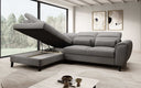 Designer Ecksofa Nobile mit verstellbarer Rückenlehne