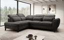 Designer Ecksofa Nobile mit verstellbarer Rückenlehne