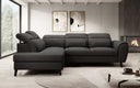 Designer Ecksofa Nobile mit verstellbarer Rückenlehne