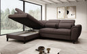 Designer Ecksofa Nobile mit verstellbarer Rückenlehne