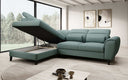 Designer Ecksofa Nobile mit verstellbarer Rückenlehne