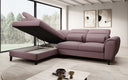 Designer Ecksofa Nobile mit verstellbarer Rückenlehne