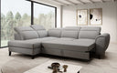 Designer Ecksofa Nobile mit verstellbarer Rückenlehne