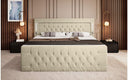 Boxspringbett Elegance mit LED, USB und Stauraum - Luxusbetten24