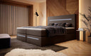 Boxspringbett Sejour mit LED u. Stauraum - Luxusbetten24