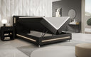 Boxspringbett Verdino mit RGB, USB und Stauraum - Luxusbetten24