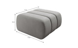 Designer Beistellhocker Aurora - Luxusbetten24
