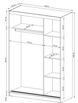Designer Schrank Aime - Luxusbetten24