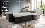 Designer Sofa Denver mit Schlaf- und Klappfunktion - Luxusbetten24