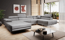 Designer Sofa Lago mit Schlaf - und Klappfunktion (Samt) - Luxusbetten24