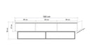 Designer TV Board Milo - Luxusbetten24