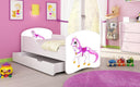 Kinderbett Luna mit Stauraum und verschiedenen Motiven - Luxusbetten24